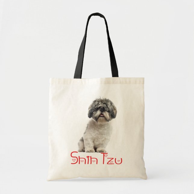 Sac Réutilisable Amour de Chien Chi-Tzu Chiot (Devant)