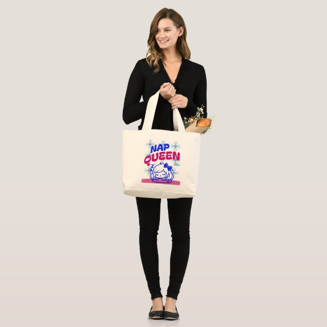 Sac réutilisable amusant pour les amateurs de somm (Devant (modèle))