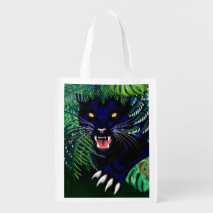 Sac Réutilisable Black Panther Spirit of the Jungle