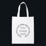Sac Réutilisable Cercle photo personnalisé Fourre-tout - Ajouter un<br><div class="desc">Rendez chaque événement plus personnel avec ce sac fourre-tout photo personnalisé avec un cadre photo circulaire et un texte modifiable. Il vous suffit de télécharger votre propre image et de taper votre message pour créer un sac unique pour les anniversaires, les soirées de baccalauréat, les fêtes, les grands événements, les...</div>
