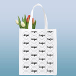 Sac Réutilisable Logo simple Motif de marque commerciale promotion<br><div class="desc">Un design motif de logo simple pour favoriser la fidélité à la marque et promouvoir votre petite entreprise. Remplacez le logo par le vôtre et modifiez la couleur arrière - plan dans l'outil de conception pour customiser. Idéal pour votre personnel et vos employés, à utiliser dans votre entreprise et à...</div>