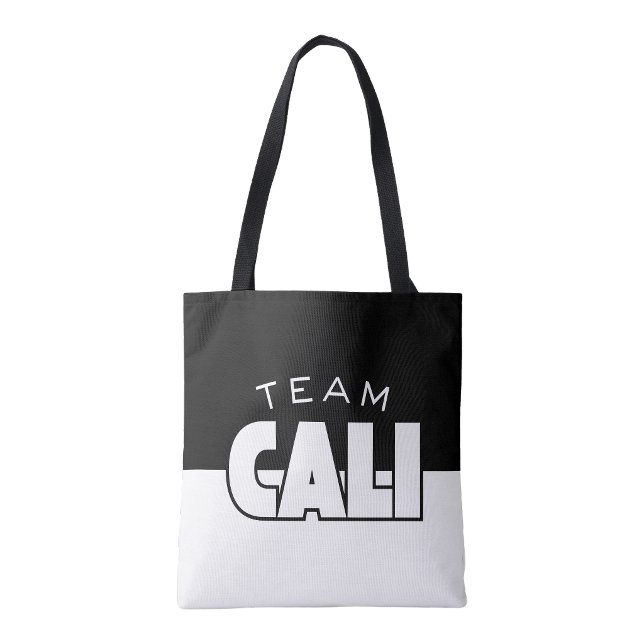 Sac réutilisable pour courses Team Cali (Team Cali reusable shopping tote bag)
