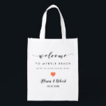 Sac Réutilisable Sac de bienvenue mariage pour l'Hôtel invité, Cora<br><div class="desc">Remplissez ces sacs amusants réutilisables avec vos gâteries préférées pour rendre votre séjour des invités plus agréable.</div>
