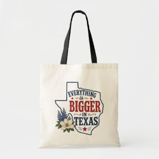 Sac Réutilisable Tout est Plus Grand au Texas