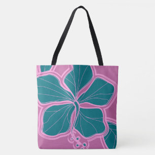 Sac réversible hawaïen de plage de ketmie de