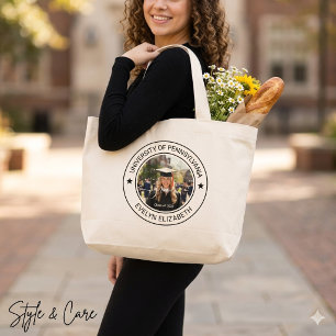 Sac rond classique diplômé écriture moderne Jumbo
