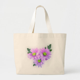 Sac rose de marguerites