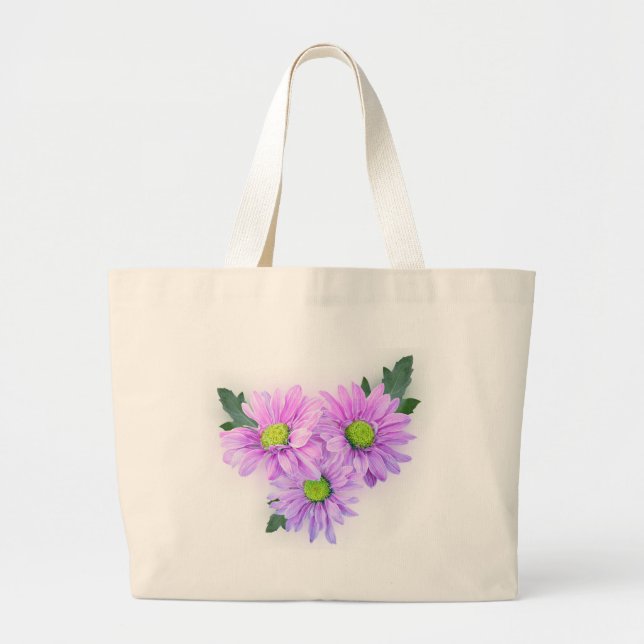 Sac rose de marguerites (Devant)