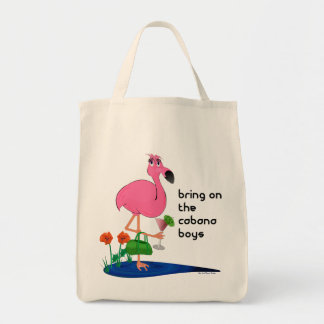 Sac rose drôle de Flamant rose