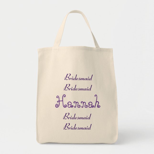 Sac rose et blanc de mariage de demoiselle (Devant)