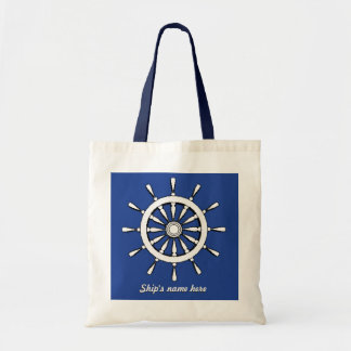 Sac - Roue et nom du navire