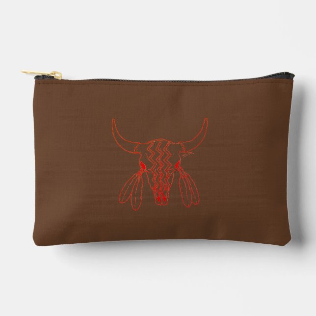 Sac rouge de danse de Buffalo marron sac accessoir (Recto)