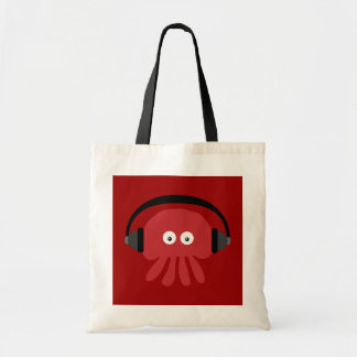 Sac rouge génial de méduses du DJ de bande