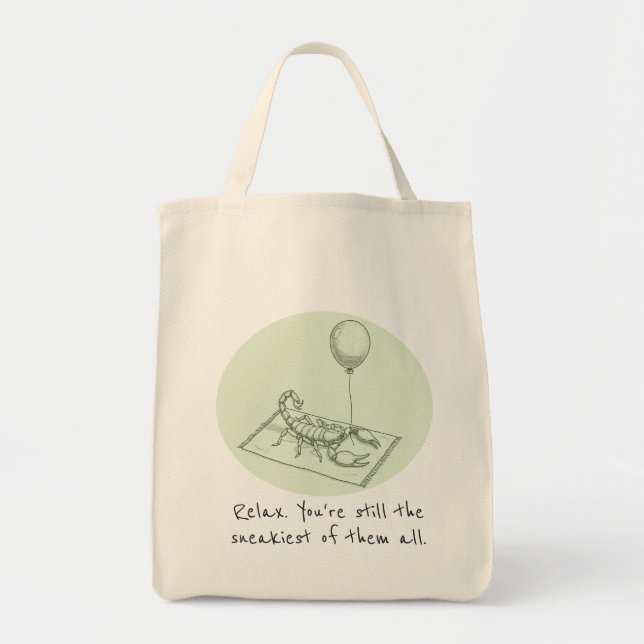 Sac Scorpion Scorpion de plage Totebag ludique (Devant)
