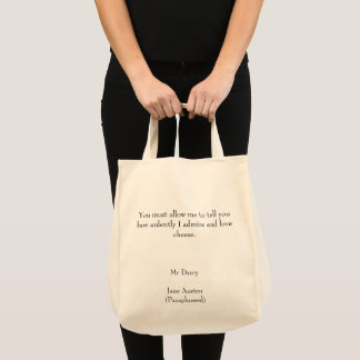 Sac shopping paraphrasé de Jane Austen