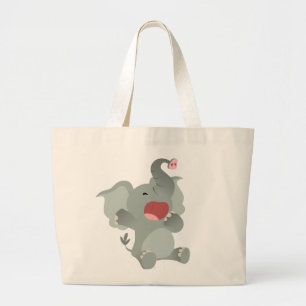 Sac somnolent mignon d'éléphant de bande dessin