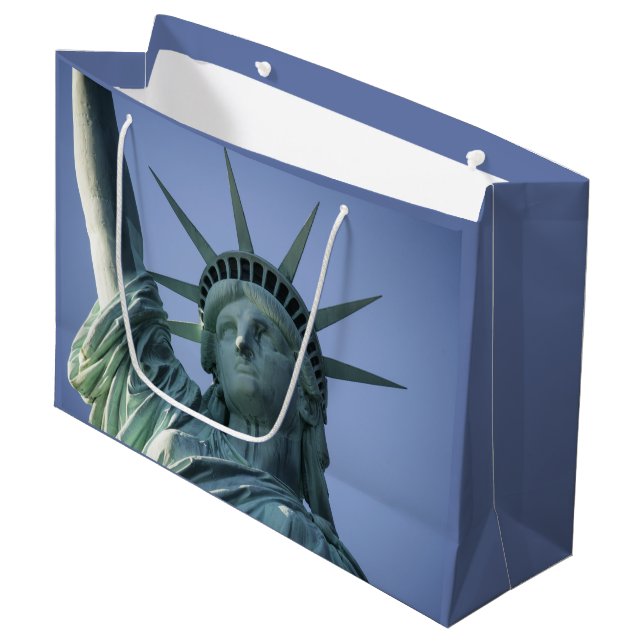 Sac statue de la Liberté grand sac-cadeau (Devant Angle)