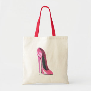 Sac stylet rose d'art de chaussure de talon haut