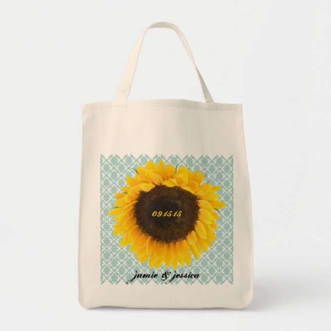 Sac Sunflower Mariage Lune de Miel Sable Sac (Devant)