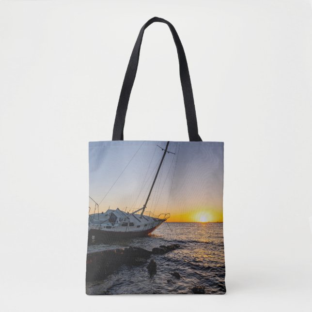 Sac Sunset de voilier et de jetée de Gulf Breeze (Devant)