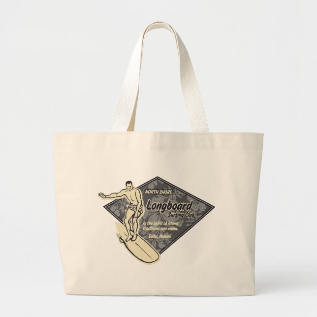 Sac surfant de plage de logo de diamant de club (Devant)