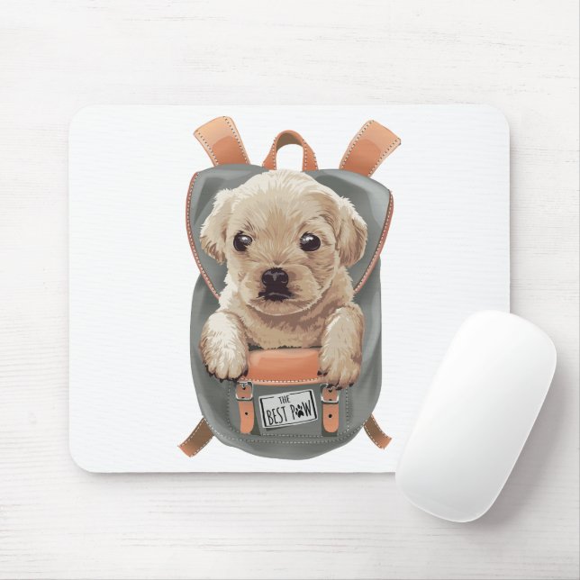 sac tapis de souris (Avec souris)