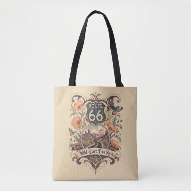Sac Tôt "Désert Autoroute Wild Heart" (Devant)