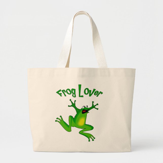 Sac Tote Amoureux de Grenouille (Devant)