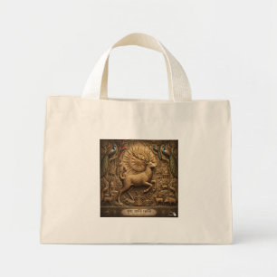Sac Tote Ancien Art Lion Héritage