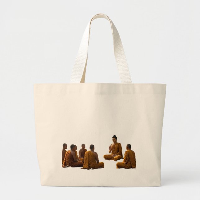 Sac Tote Art Bouddhiste Religieux - Rassemblement  (Devant)