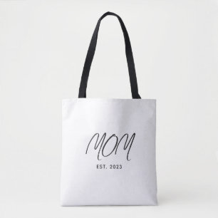Sac Tote Cadeau Pour Maman 'Maman Établie'