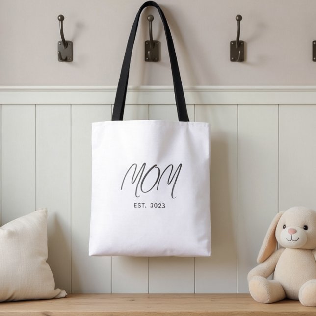 Sac Tote Cadeau Pour Maman 'Maman Établie' (Créateur téléchargé)