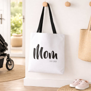 Sac Tote Cadeau pour Nouvelle Maman Établie
