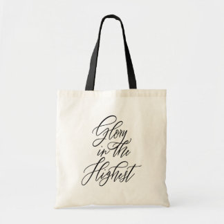 Sac Tote de Noël Religieux Gloire dans les Hauteur