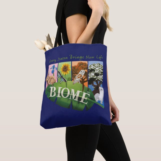 Sac Tote des Saisons du Biome (De près)