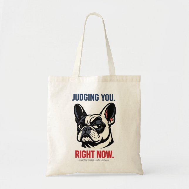 Sac Tote Fun Funye French Bulldog Side Eye - Sarca (Devant)