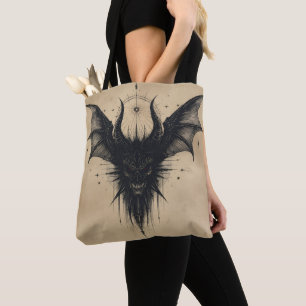 Sac Tote Gardien Nocturne – Illustration de Chauve