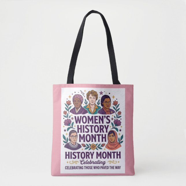 Sac Tote Hommage pour le Mois de l'Histoire des Fe (Devant)