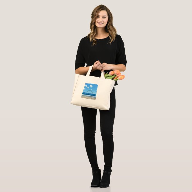 Sac tote jour de la Terre (Devant (modèle))