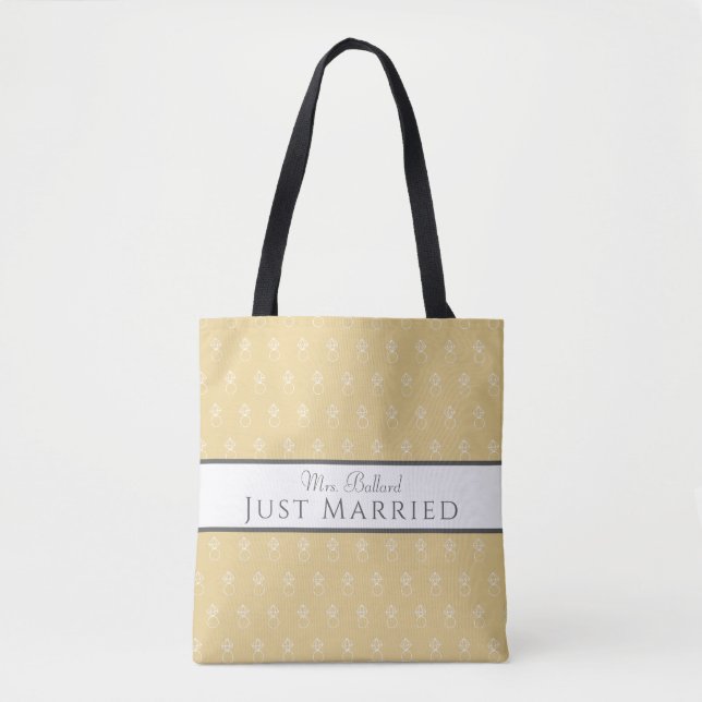 Sac Tote "Just Married"  (Devant)
