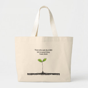 Sac Tote Psaume 34:10 Cadeau d'encouragement chrét