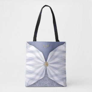 Sac Totem d'Illusion de Tissu Bleu Poussiéreux Mon