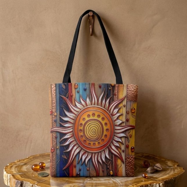 Sac Totem Soleil Mandala Équinoxe (Créateur téléchargé)