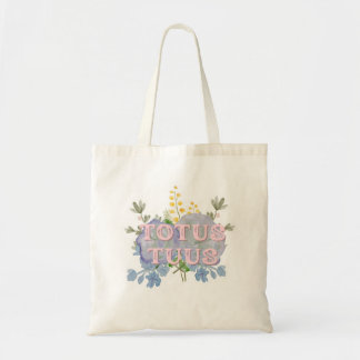 Sac Totus Tuus Catholique Floral Marie