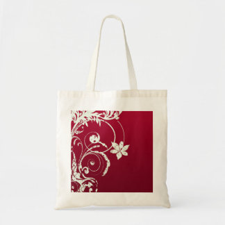 Sac tourbillonnant assez rouge et blanc de