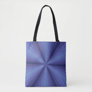 Sac tout-dessus bleu illusion optique