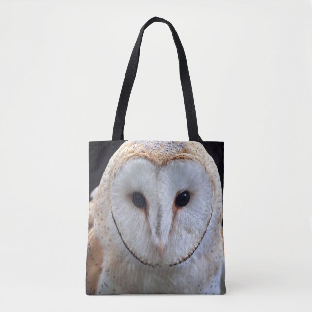 Sac tout imprimé Chouette effraie (Devant)