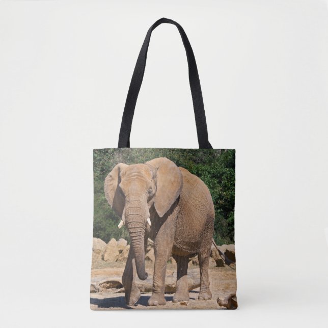 Sac tout imprimé éléphant de mer (Devant)