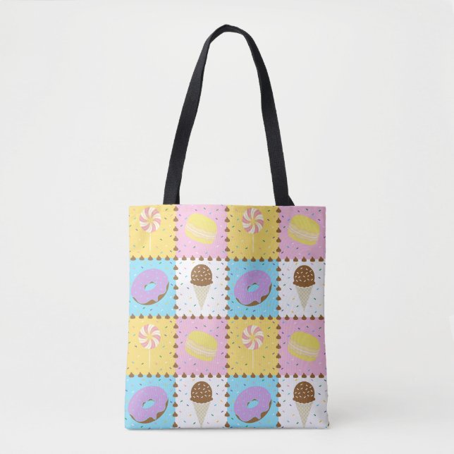 Sac Tout-Sur-Imprimé De Cravages Doux (Devant)