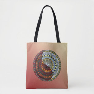 Sac Tout-Sur-Imprimé du Ciel et de l'Enfer Mandala